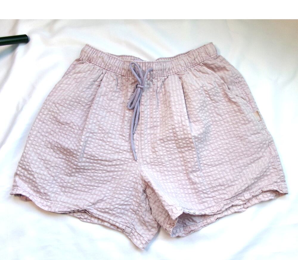 Urban Outfitters Lavender Seersucker Pull-On Shorts Women's Small